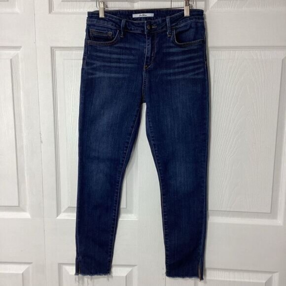 Sam Edelman Jeans The Kitten Mid Rise Skinny Ankle Size 29 Women's Raw Hem - Picture 5 of 11